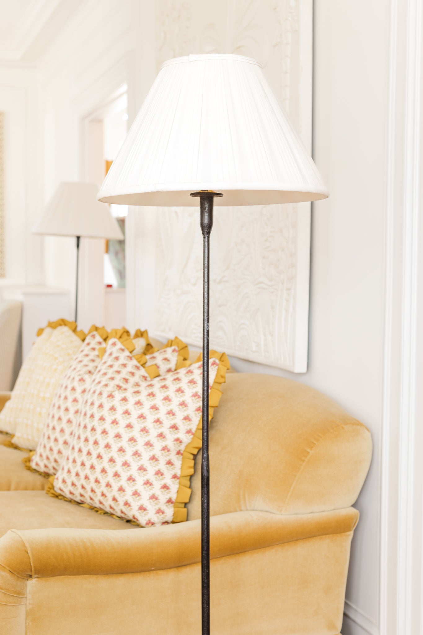 Black Iron Standing Lamp
