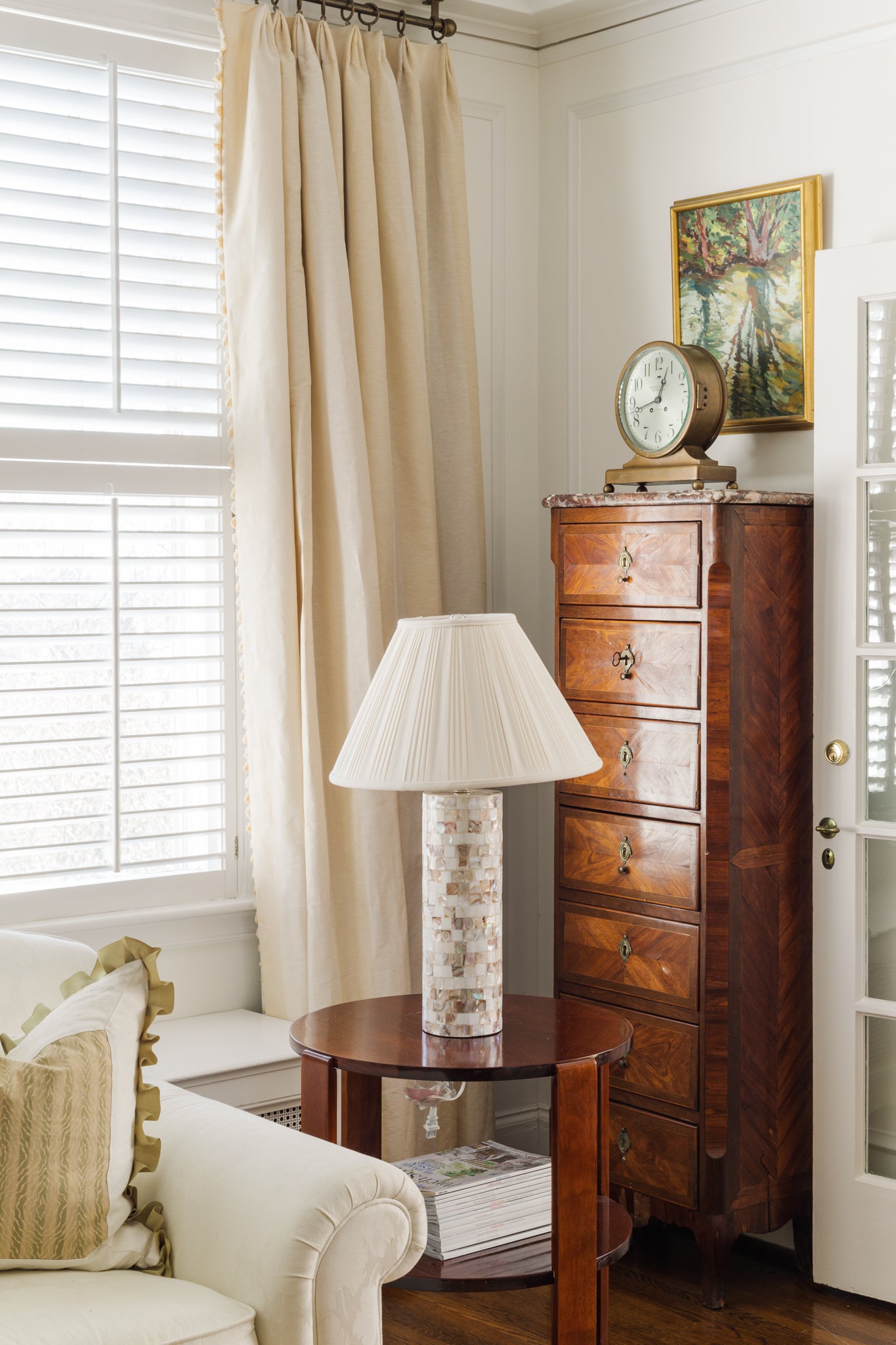 Mother of Pearl Lamp