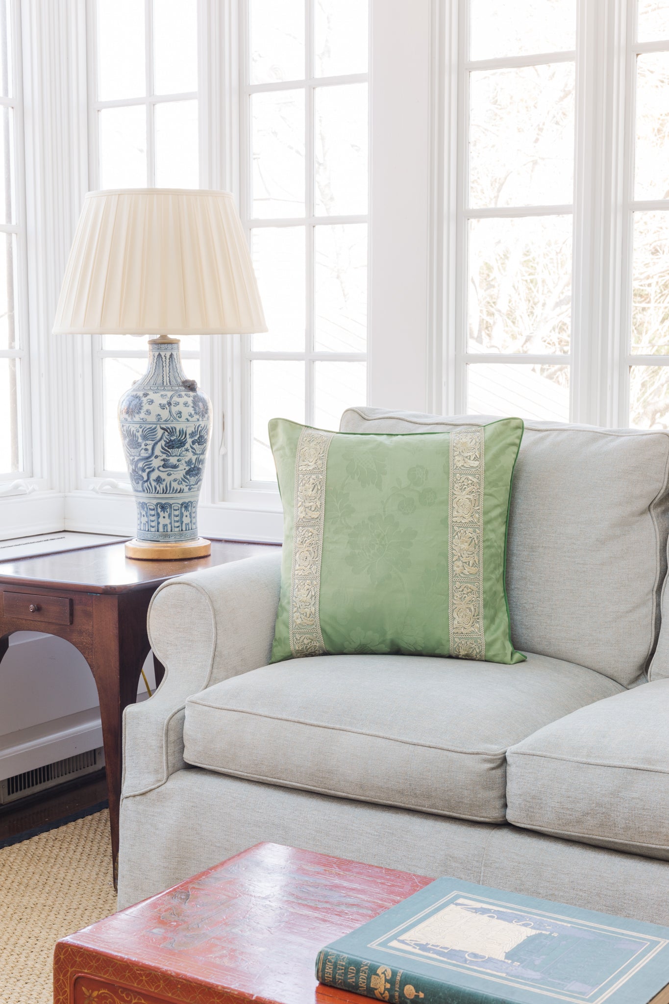 Emerald Gilt Pillow