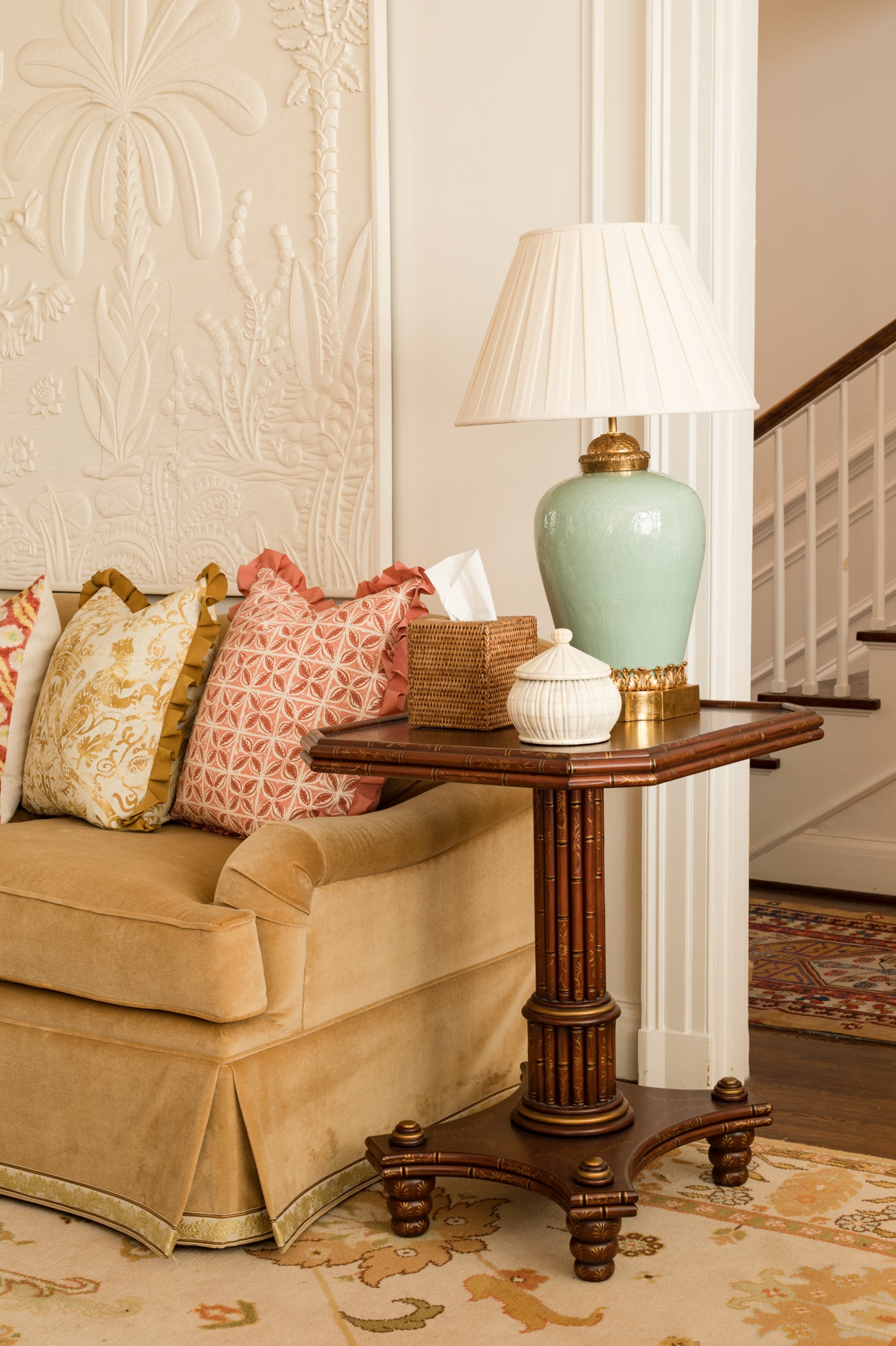 Pedestal Side Table
