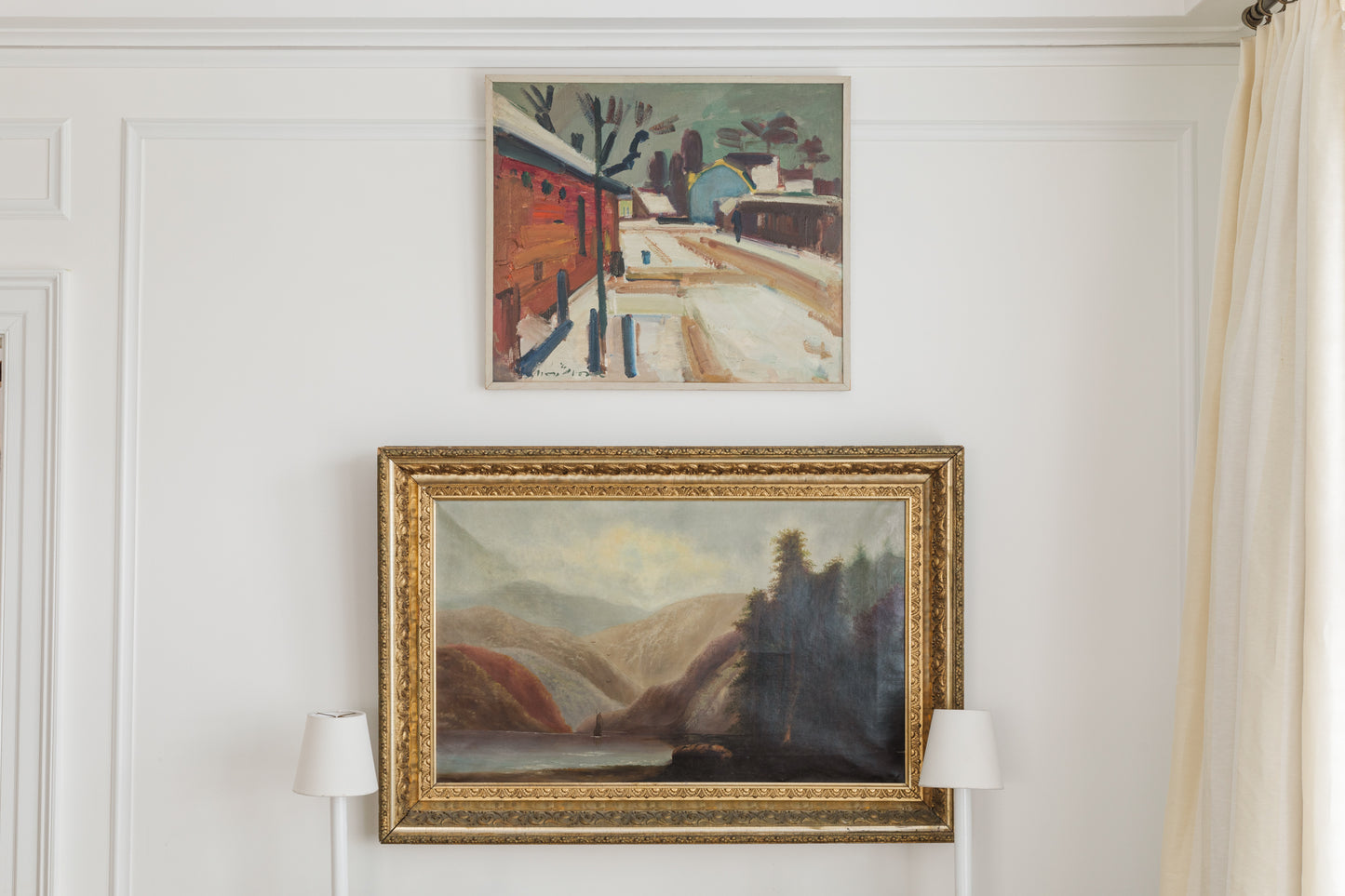 DORP IN DE WINTER BY HEIN STORK, 1924-1933 (24" X 27.5")