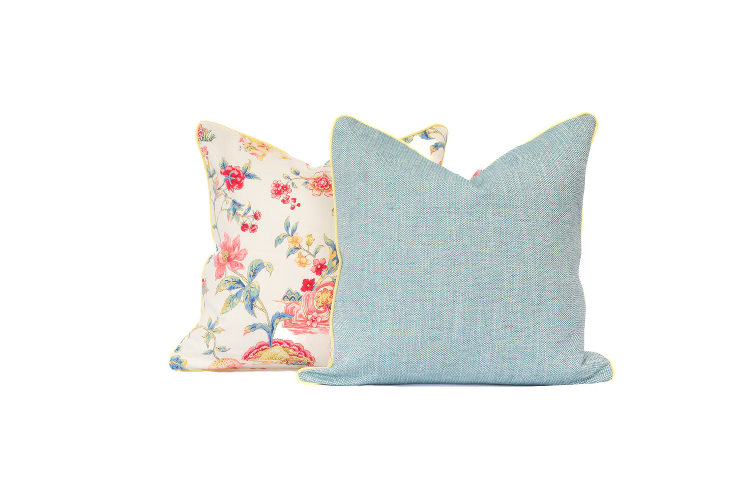 Multi Color Floral Print Pillow 22"