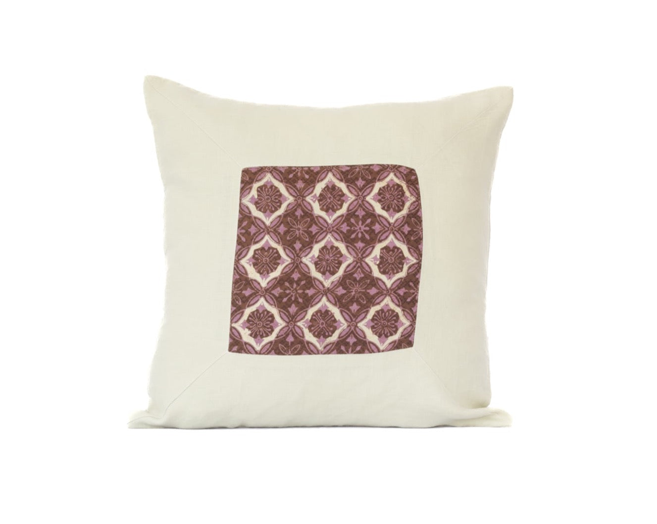 Taupe Batik Pillow