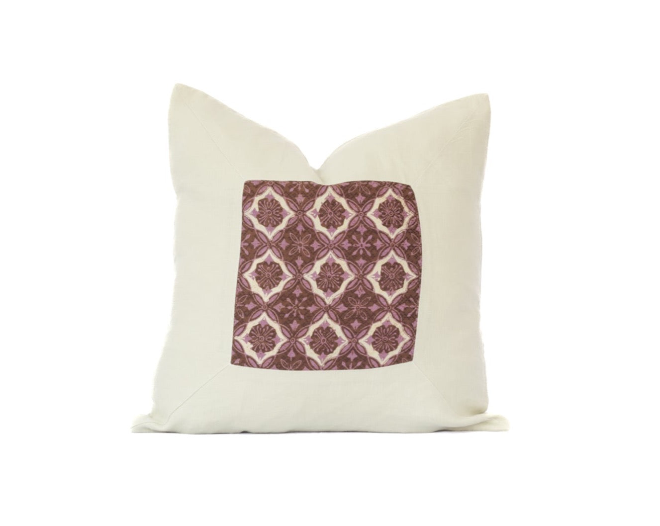 Taupe Batik Pillow