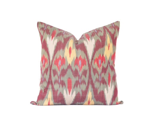 Silk Ikat Pillow 20"