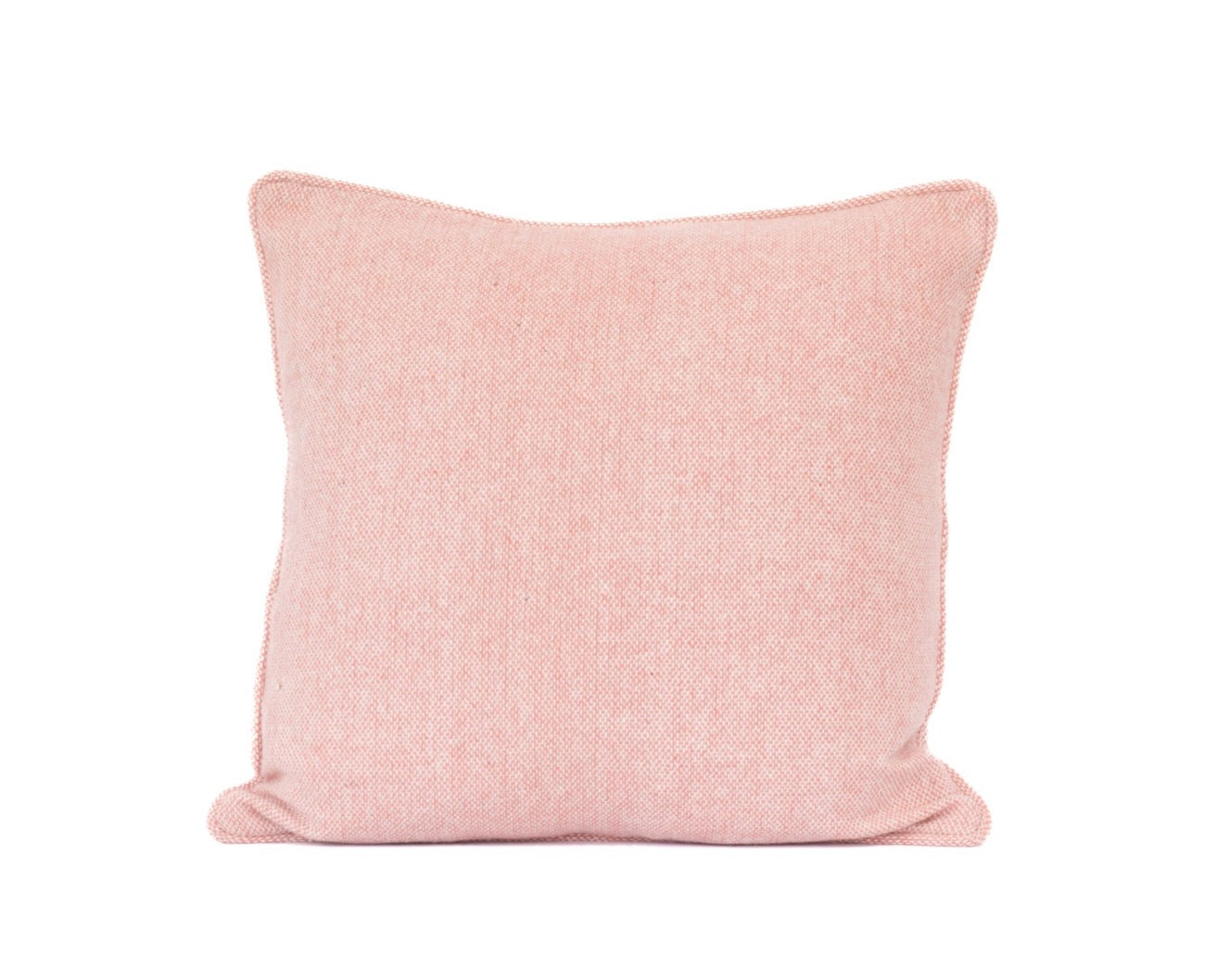 Petal Pink Woven Pillow