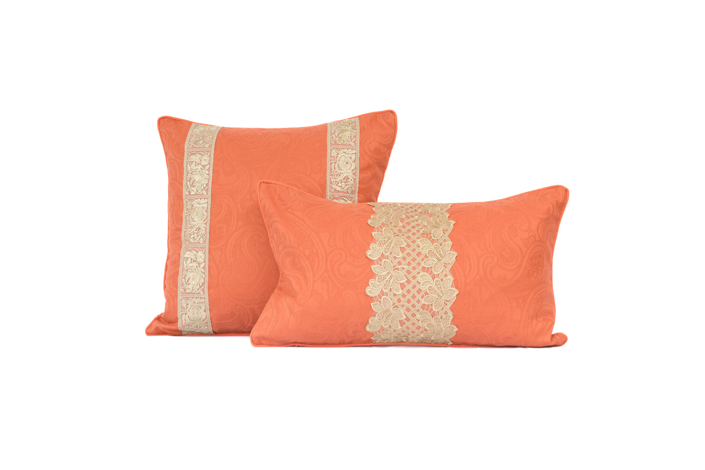 Orange Gilt Pillow