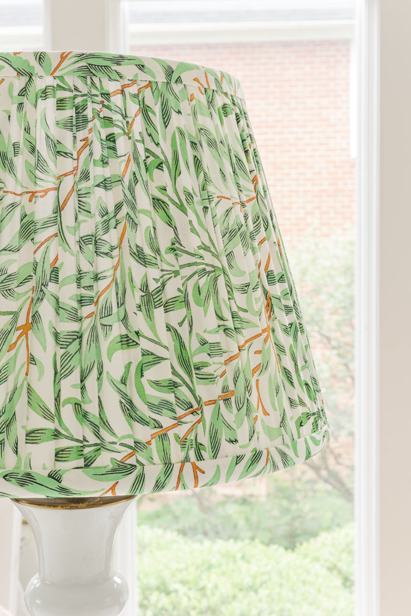 Green Printed Lamp Shade